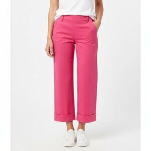 Betabrand Pants Womens XS Petite Pink Crop Lite Dress Yoga Comfort Ponte